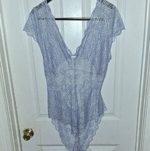 Fashion Nova Light Purple Lace Chemise